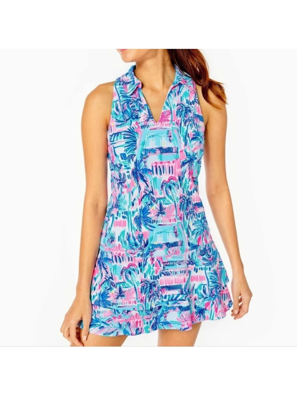 Lilly Pulitzer Luxletic Racerback Dania dress UPF 50+ size small - Picture 1 of 8